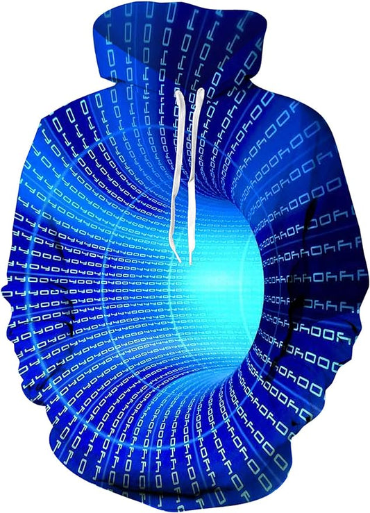 Blue Swirl UniSex Premium Hoodie
